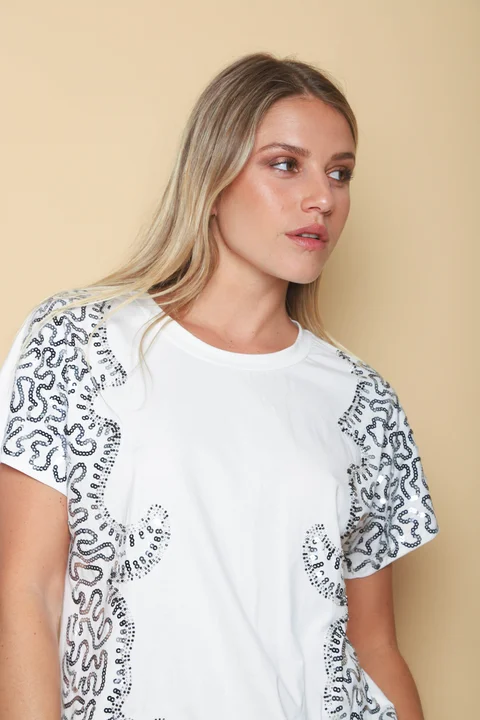 Remera KALSEN C/Lentejuelas GUK70136