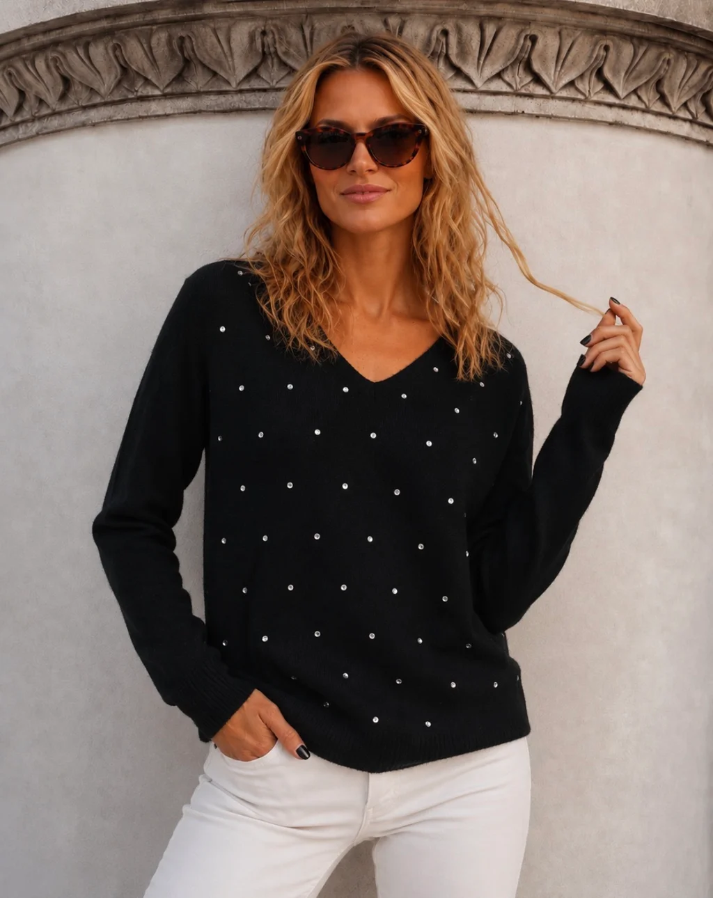 Sweater SENA Bremer c/ Strass GU615