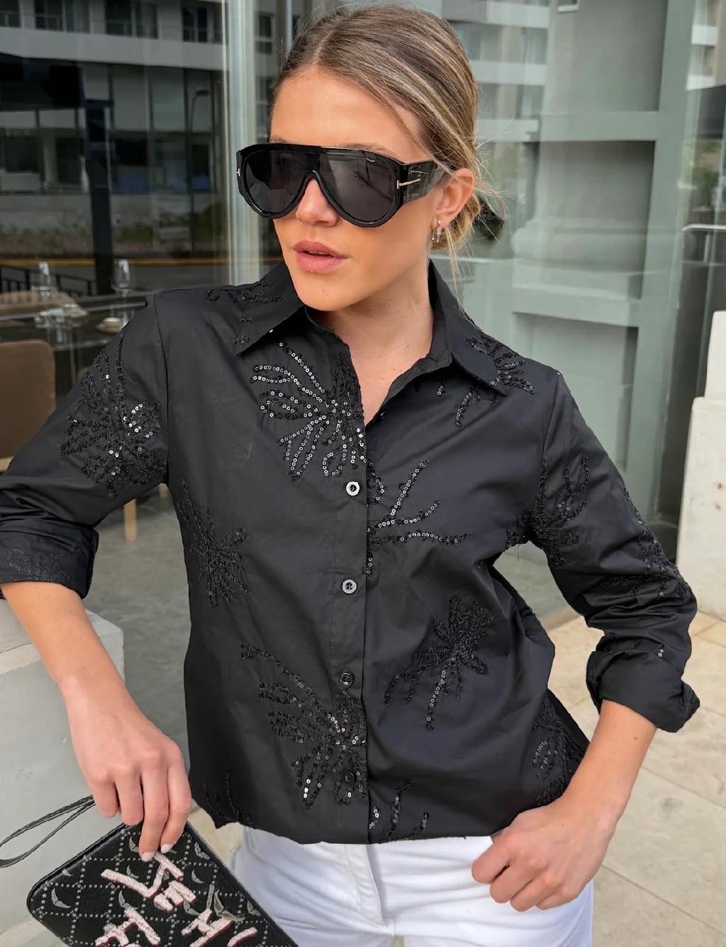 Camisa FLORENTINA Bordada GU278768
