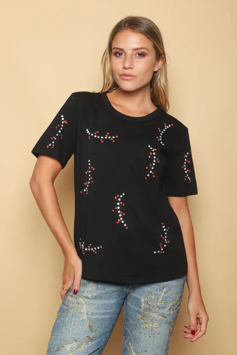 Remera KAITI C/ Piedras Colores GUK70071