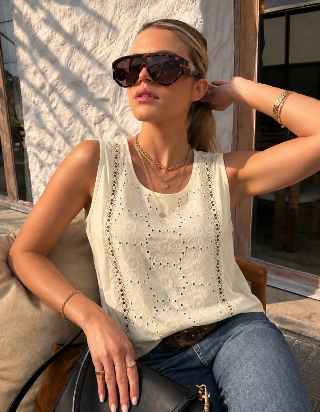 Blusa VALLEY Broderie GUK70208
