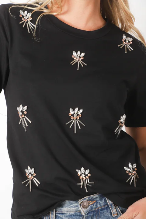 Remera KIARA c/ Piedras y Canutillos GU70124