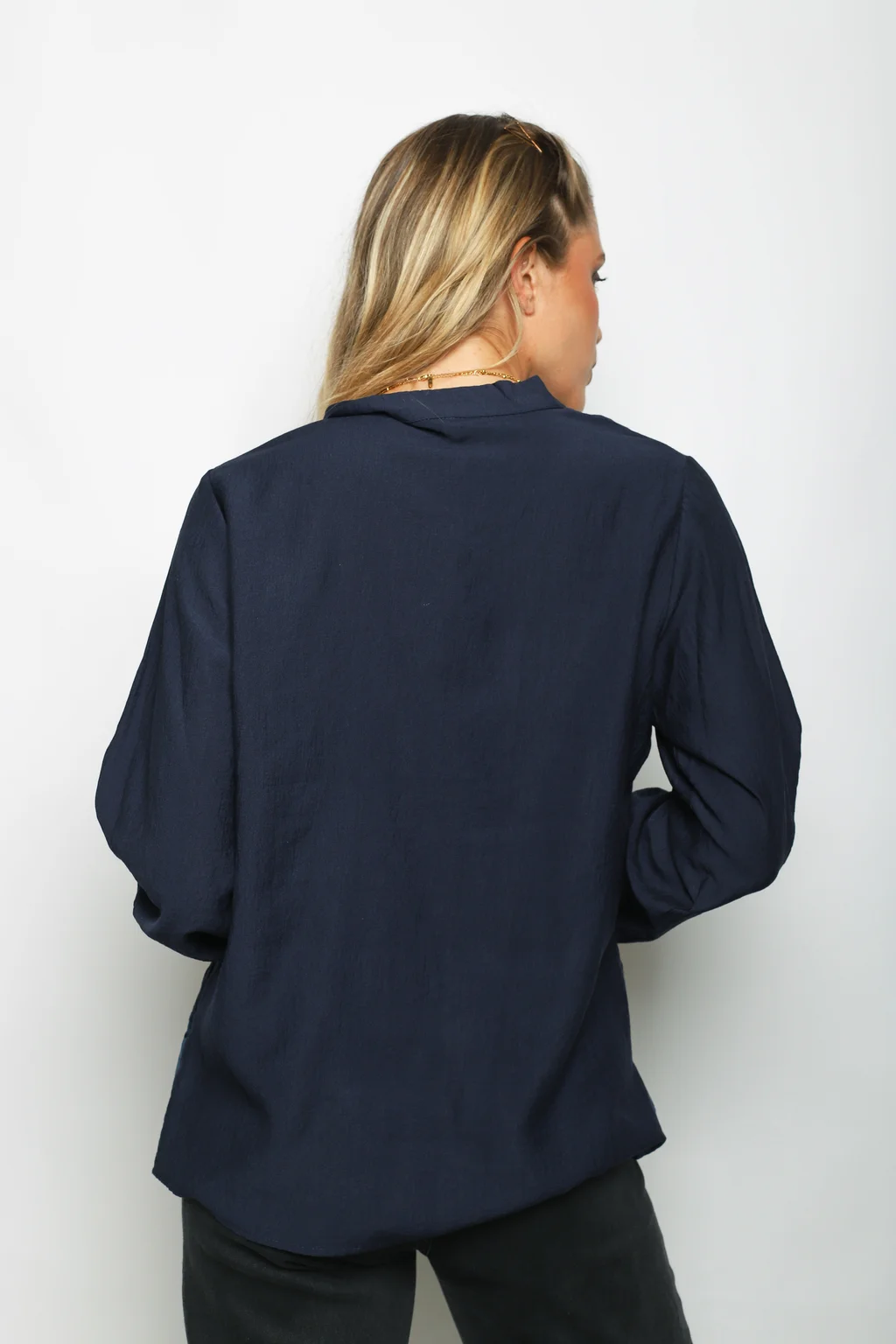 Camisa VINAR Cuello Mao Bordada con Tul GU0336