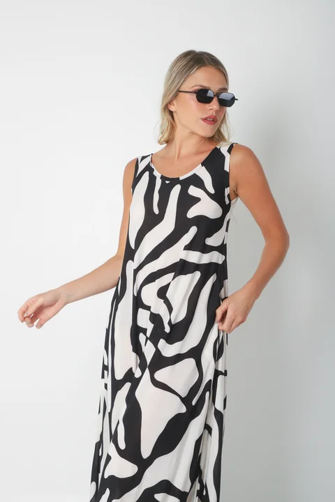 Vestido Joy Sunset con Bolsillos