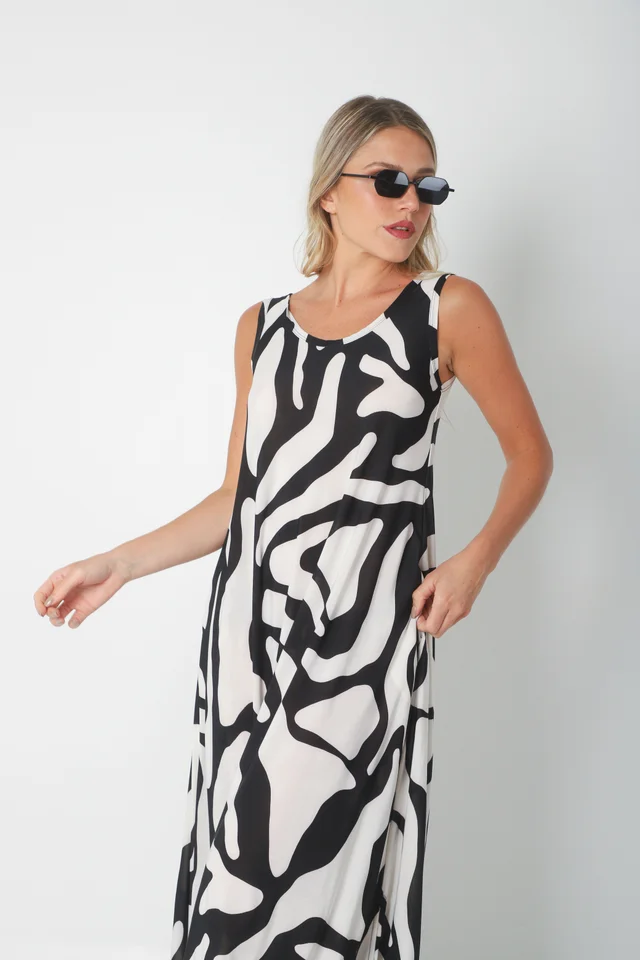 Vestido Joy Sunset con Bolsillos