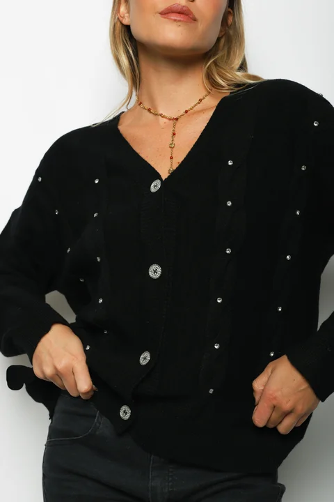 Saco Savina c/Piedra y Boton Brillos GUL805