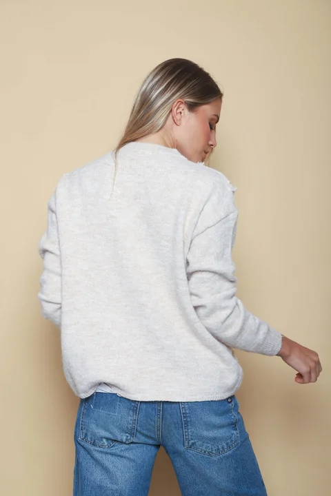 Sweater Trenzas Snake C/ Bordado GUL677