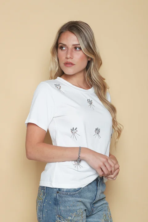 Remera KIARA c/ Piedras y Canutillos GU70124