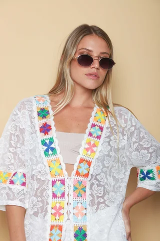 Kimono  Glasgow  Encaje GU1470 - Vista 6