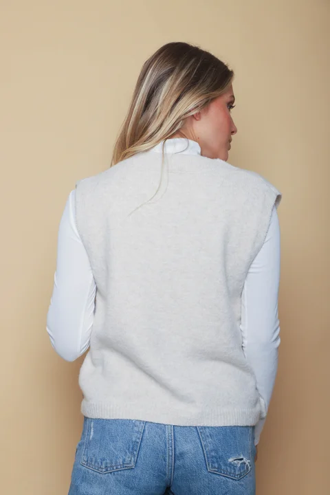 Chaleco FRANCE Cashmire Botones GU67602