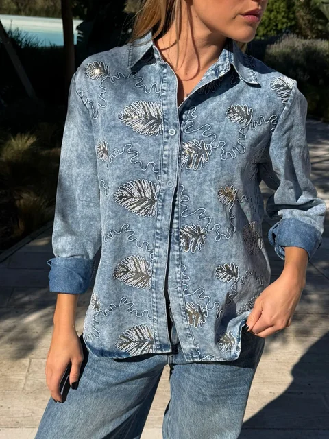 Camisa VINAH Jean Bordada GU278769