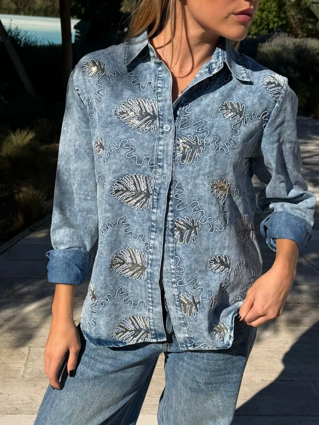 Camisa VINAH Jean Bordada GU278769