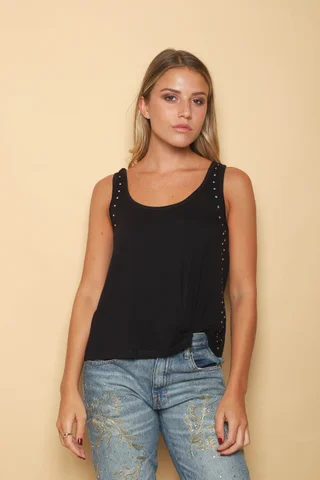 Musculosa Modal Lycra c/Perlitas - Vista 1