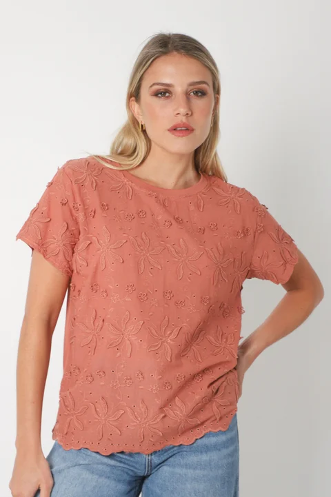 Remera SHANGAI Bordada GU5161