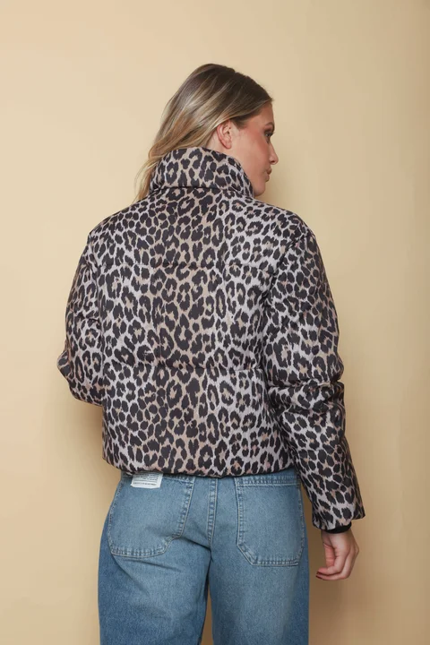 Campera Puffer Print GU78303