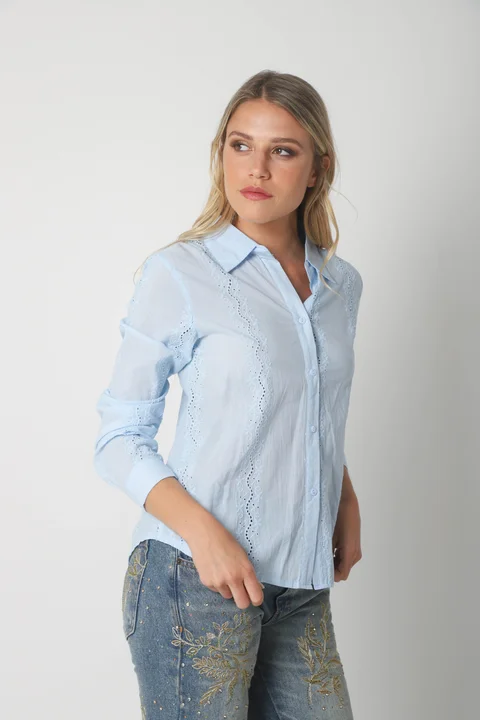 Camisa KAINE Broderie GUK70132