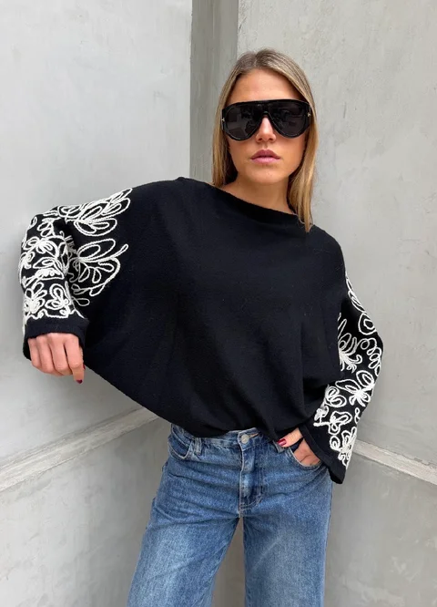 Sweater CLOUD Bordado GU847