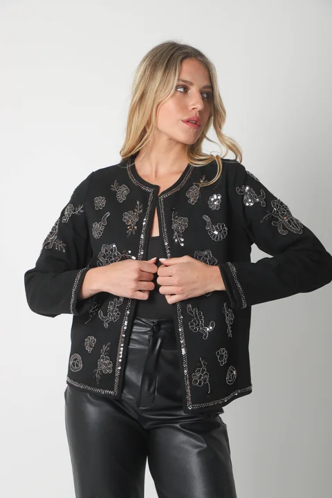 Chaqueta LOREIN Gabardina Bordada GU6004