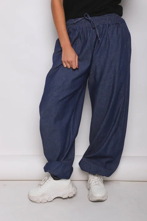 Pantalon Aladin Denim Jogger c/ Bolsillos