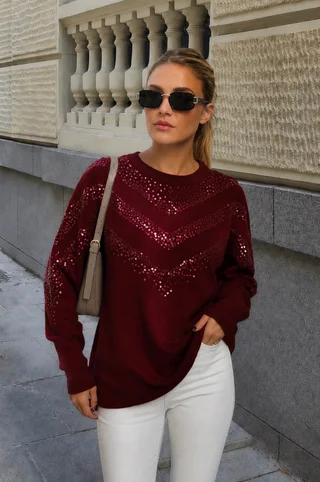 Sweater ANBAR c/ Brillos GU67701 - Vista 1
