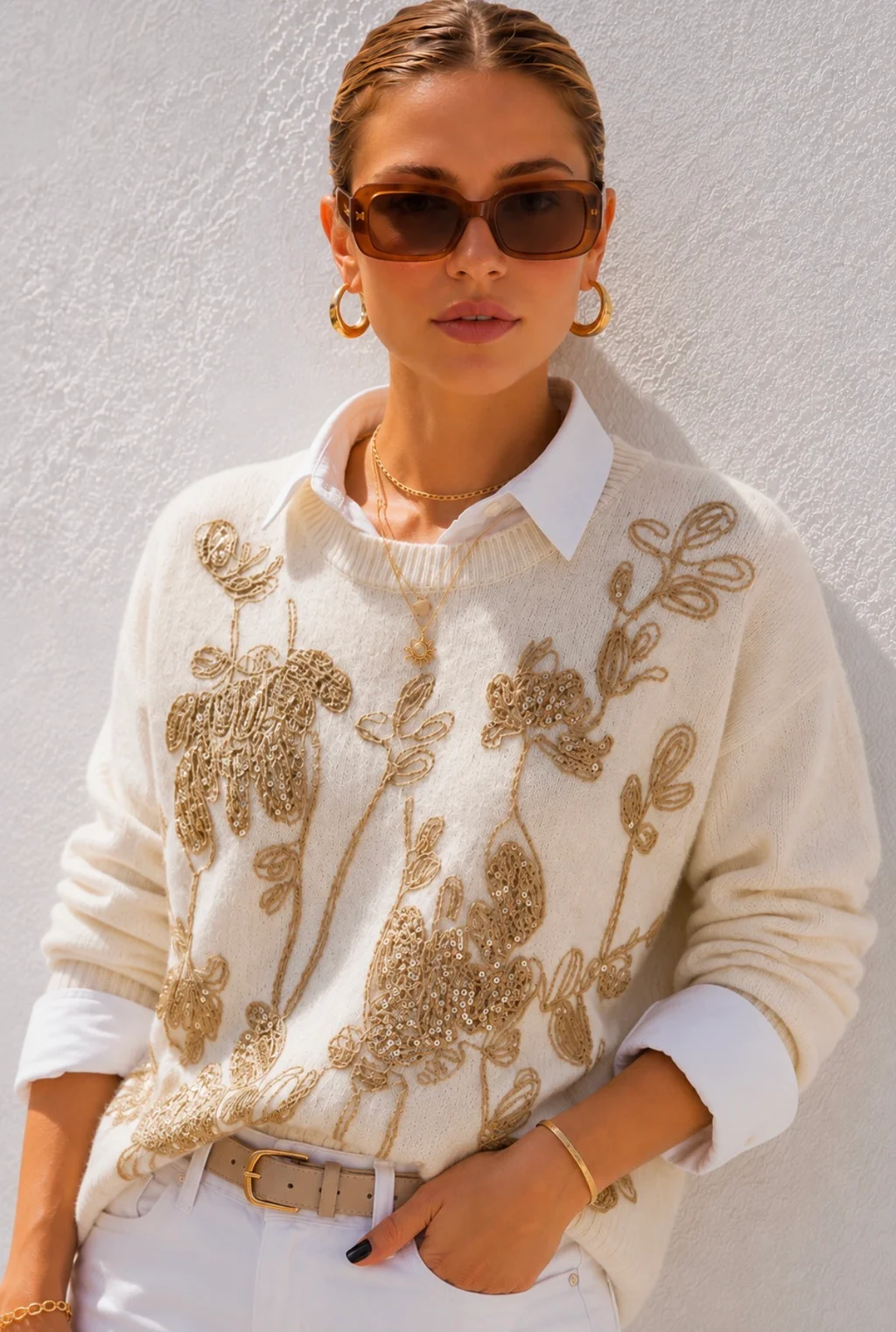 Sweater ROBSON c/bordado GU405832
