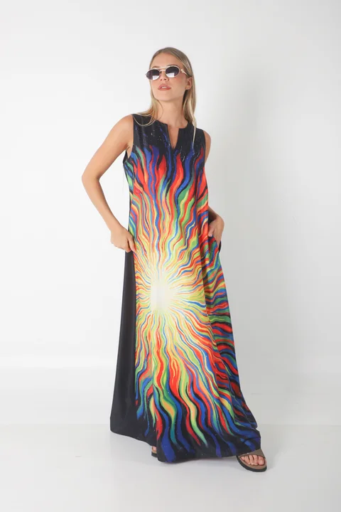 Vestido STARK LLUVIA DE COLORES GU261