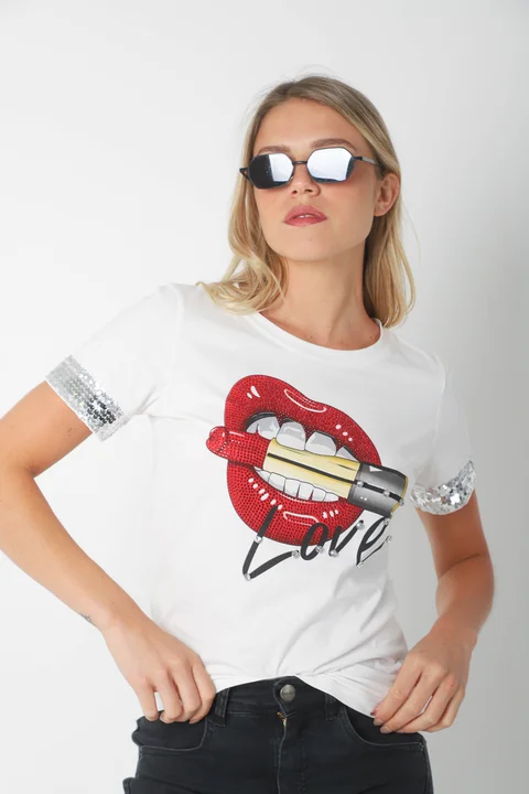 Remera LOVE LABIAL GU15812