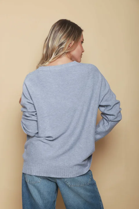 Sweater NIZA Bremer c/ Strass GUL668