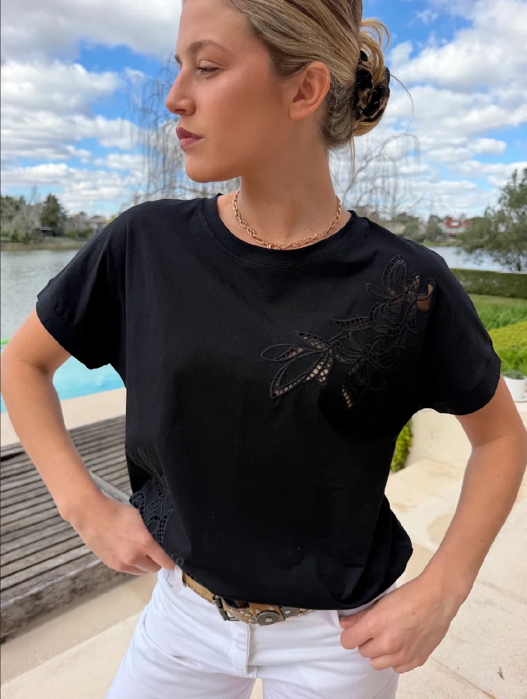 Remera DENCEL Bordada GU10712