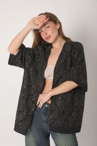 Kimono BARREL Bordado GUK70099 - Vista 6