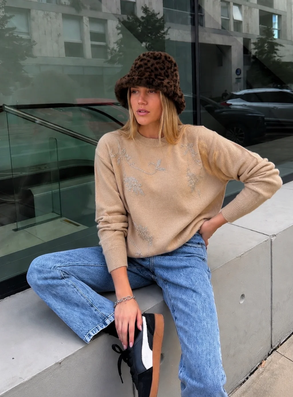 Sweater NORTH c/canutillo GU405834