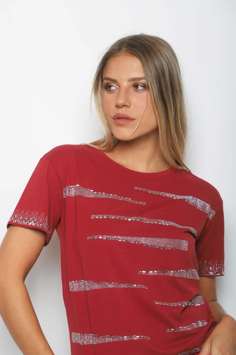 Remera SIDNEY c/strass GV919307