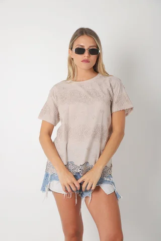 Remera KOISY Broderie Bordada GU5164 - Vista 5