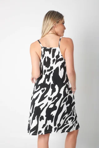 Vestido VANILA Creppe Estampado - Vista 6