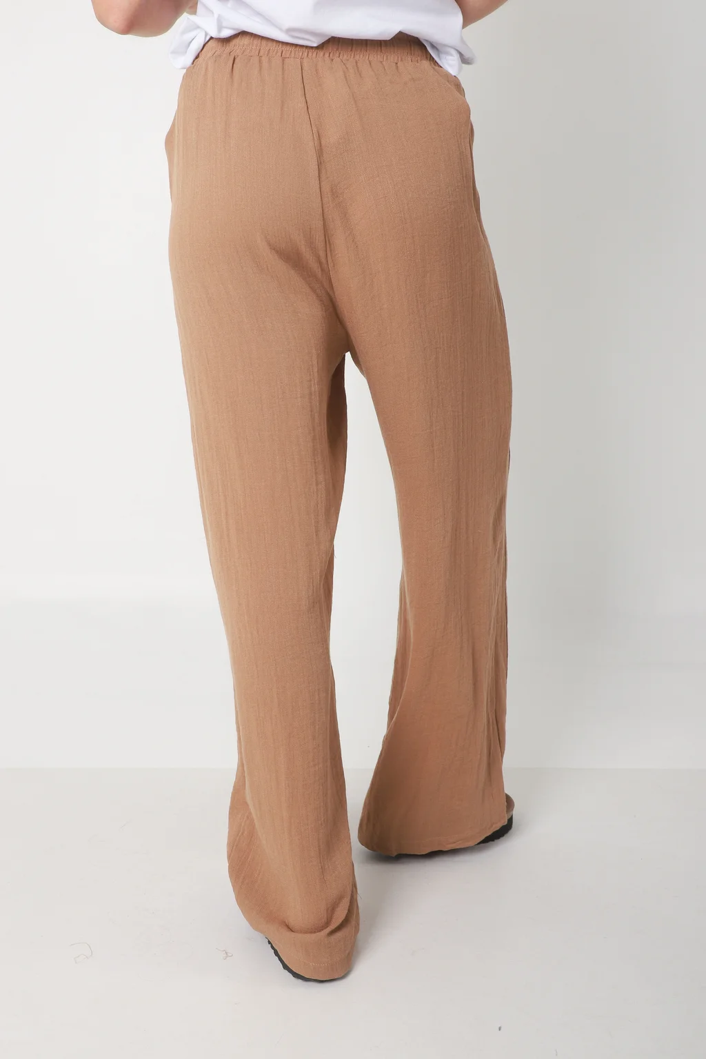 Pantalón MARE de Lino con  Tiras Bolsillos GU0332