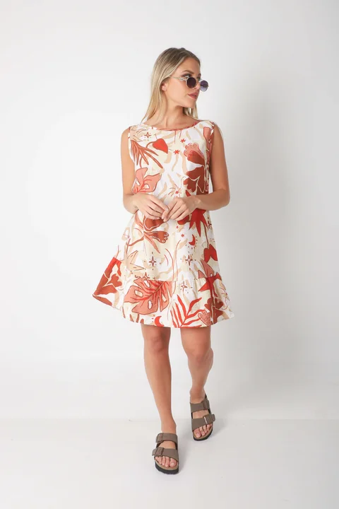 Vestido Weiss Caribean de Satin