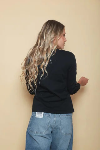 Remera Manga Larga Kotao c/ Botones en Mangas GU5124 - Vista 6