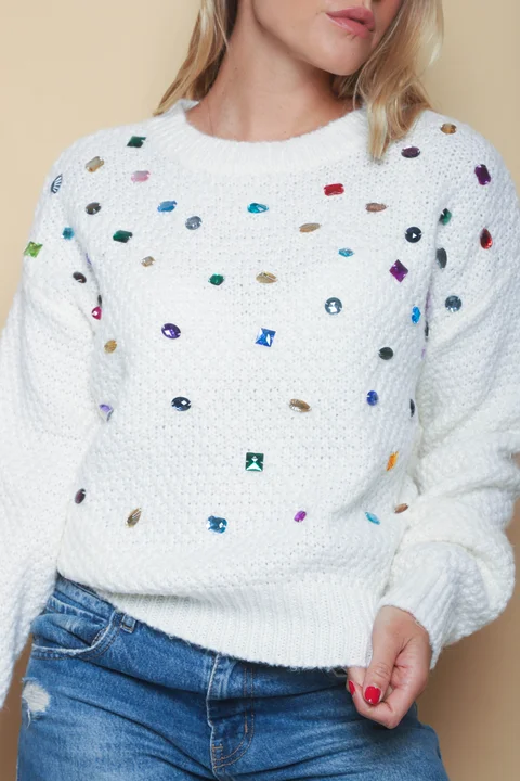 Sweater WISH con Piedras de Colores GU81333