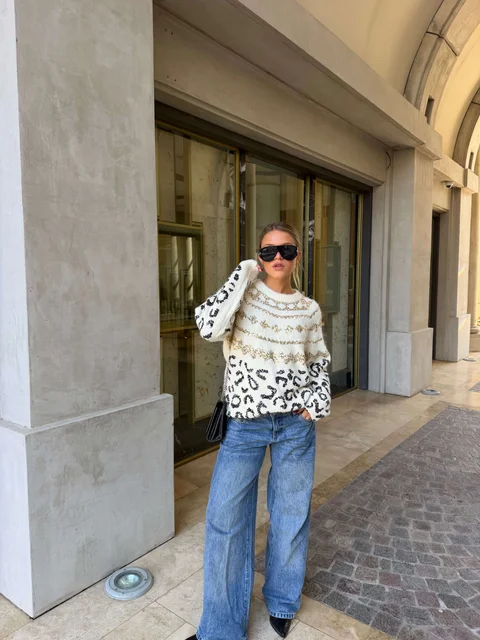 Sweater LIPTON bordado C/ lentejuelas GU251660