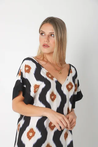 Vestido DOMINIQUE SERI LINO GUK70143-3 - Vista 5