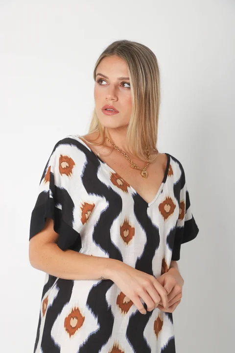 Vestido DOMINIQUE SERI LINO GUK70143-3