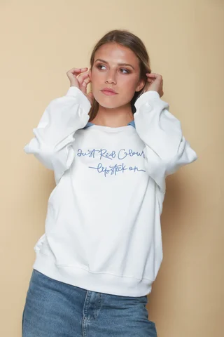 Buzo Media Estacion de Algodon cuello Jean JUST GU3C00 - Vista 2