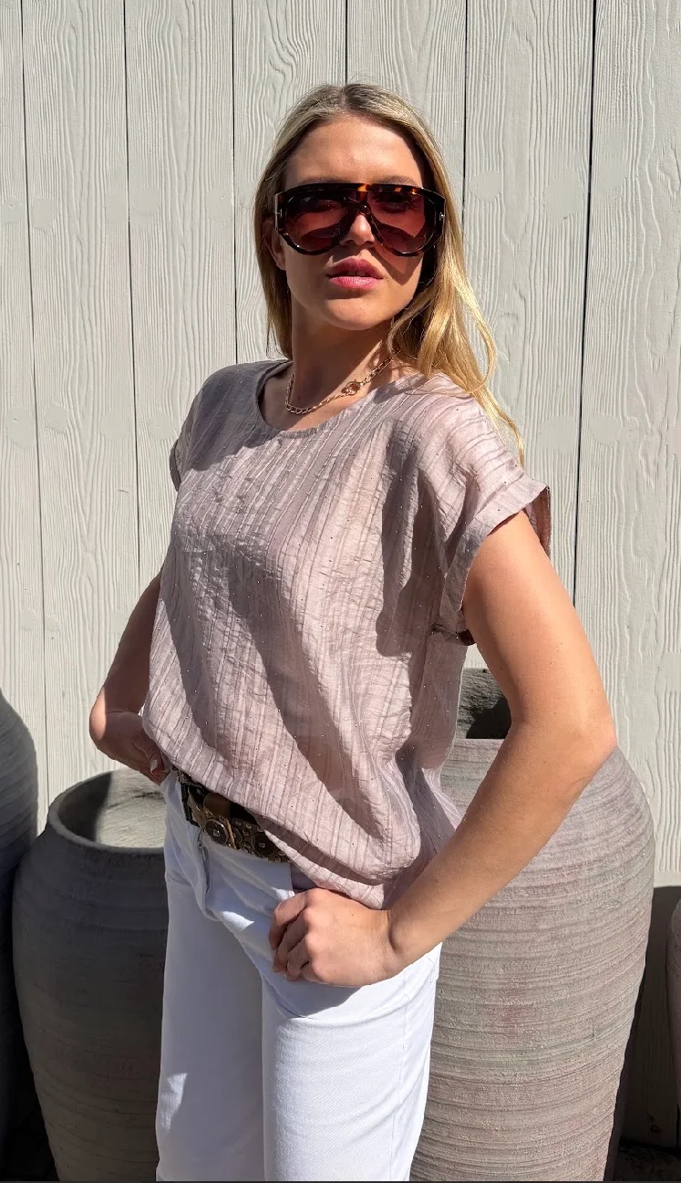 Remera ALICE Premium Bambula con Strass GU6222