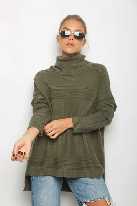 Poleron SAINT OVERSIZE Bremer Tramado GUL803