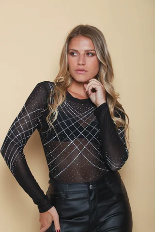 Body Tull JUPITER c/Strass GU32673 - Vista 4