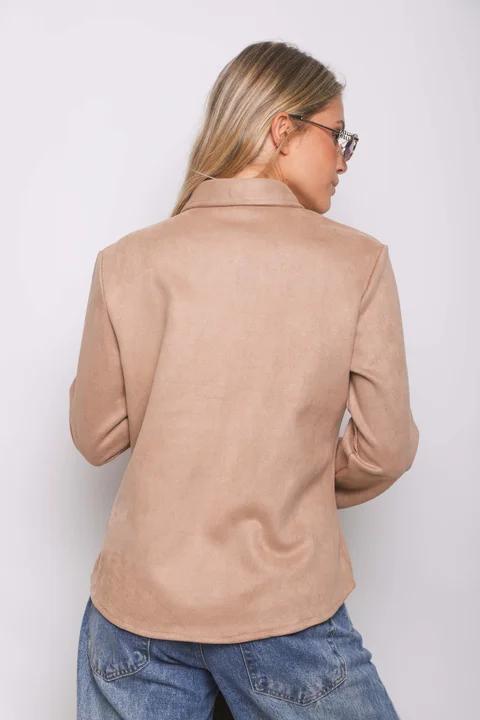 Camisa KARLSON Gamuza Con Calado GU70254