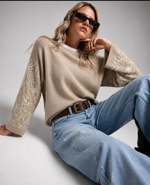 Sweater CLOUD Bordado GU847
