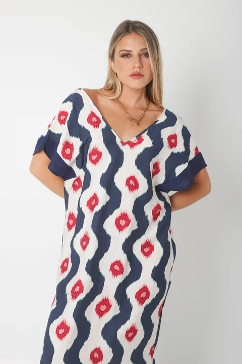 Vestido DOMINIQUE SERI LINO GUK70143-3