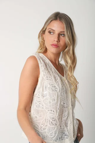 Chaleco VOLTIER Bordado  GUCH3011 - Vista 5