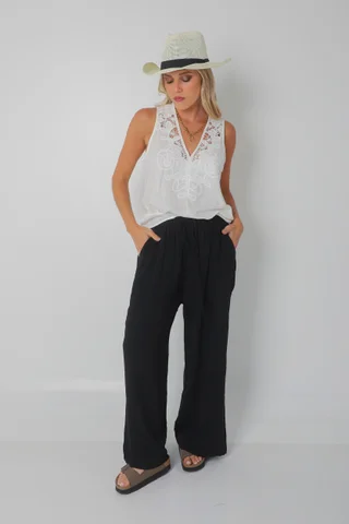 Pantalón OCEAN de CEY con Tiras y Bolsillos GU0331 - Vista 5